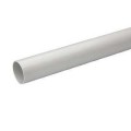 Mureva tube - conduit - plain ends - grey - 3 m - Ø50 mm