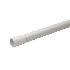 Mureva tube - conduit - tuliped ends - grey - 2 m - Ø32 mm