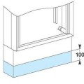 Réhausse de socle armoire 100 mm