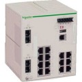 switch Ethernet managé standard - 14 ports cuivre - 2 ports fibre monomode
