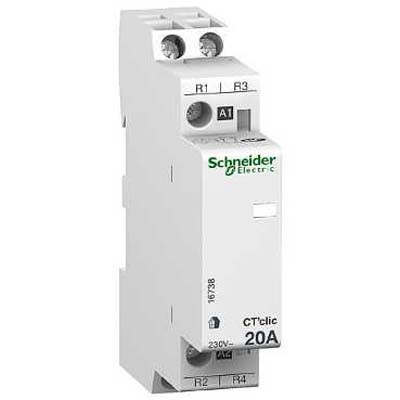 Schneider CONTACTEUR CTCLIC 2O 20A