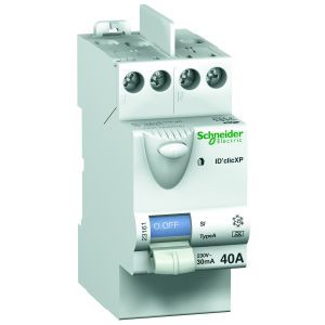 Schneider Interrupteur différentiel  ID clic 2P 25 A classe AC 30 mA