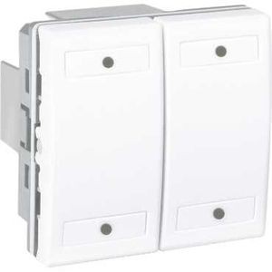 Altira KNX 4 Poussoirs à LED de retour d'état blanc polaire