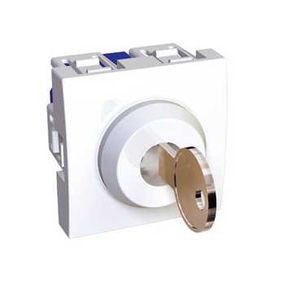 Schneider Altira interrupteur à clé 3 positions- blanc - Schneider Electric - ALB45030