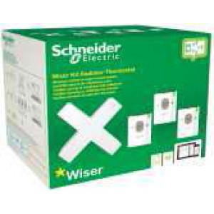 Kit d'Accessoires de Pilotage pour 3 Radiateurs à Eau Wiser Schneider Electric