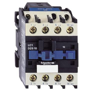 contacteur LC1D 3P AC3 440V 25 A bobine 24 V CA - Schneider Electric - LC1D2501B5