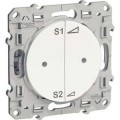 Variateur à poussoir blanc Schneider Odace PlusLink 
