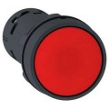 Harmony bouton-poussoir affleurant - Ø22 - rouge - 2NC
