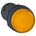 Harmony bouton poussoir lumineux - Ø22 - BA9s orange - à accrochage - 1F - 230v