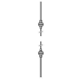fibre optique pour amplificateur plastique 0,09 m portée 180 mm