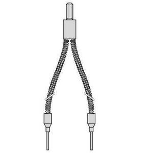 fibre optique pour amplificateur verre 1 m portée 70 mm