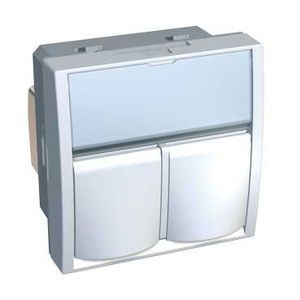 Schneider Altira double RJ45 S-one cat6A FTP - Schneider Electric - ALB45337N