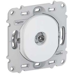 Schneider Ovalis prise TV Simple sans plaque