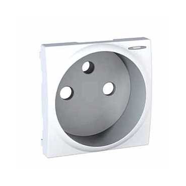 Schneider Unica Blanc enjoliveur avec voyant LED pour Prise de courant 2P+T