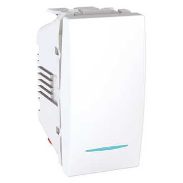 Schneider Unica Blanc va-et-vient lumineux (localisation) 10 A connexion rapide 1 module