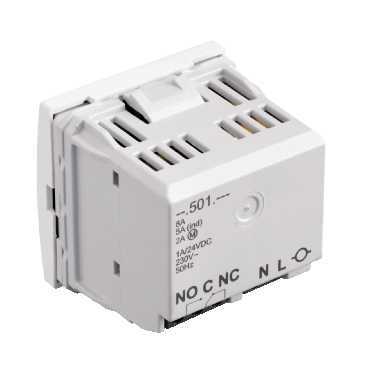 Thermostat Standard Blanc 8 A 2 Modules Unica Schneider