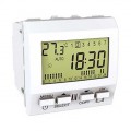 Schneider Unica Blanc interrupteur horaire hebdomadaire 2 modules