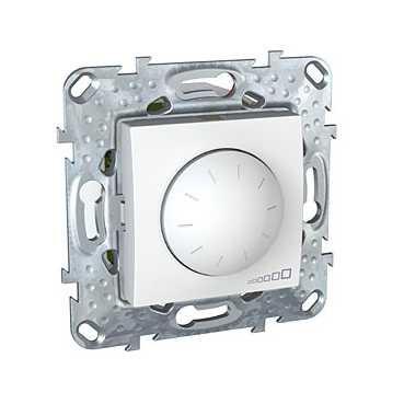 Schneider Unica Blanc variateur rotatif 40 à 1000 W/VA 2 modules