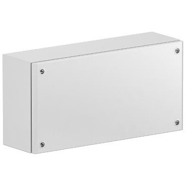 Boite acier SBM 200x300x80, couvercle plein
