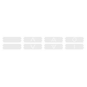 Unica KNX Blanc bouton-poussoir simple 2 poussoirs