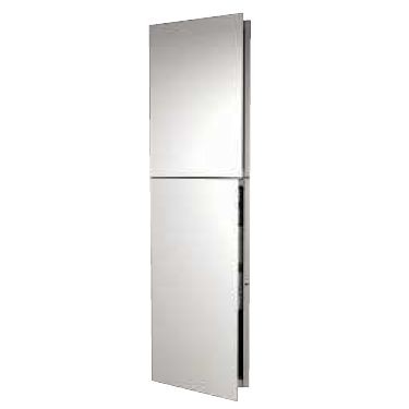 Opale - GTL - Ensemble Portes Toute Hauteur Pour Bac 2 x 13 Modules - Blanc