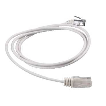 Cordon téléphone Schneider LexCom Home RJ45/RJ11 1 m 