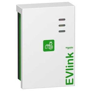 Evlink borne de recharge parking 1xT3 coffret mural 22kW avec RFID - Schneider Electric - EVW1S22P03R
