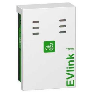 Evlink borne de recharge parking 2xT3 coffret mural 7kW - Schneider Electric - EVW1S7P33