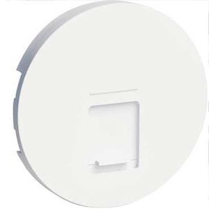 Schneider Odace blanc, enjoliveur seul prise rj45 simple