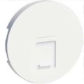 Schneider Odace blanc, enjoliveur seul prise rj45 simple