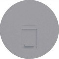Enjoliveur Prise RJ45 Odace Schneider Electric - Aluminium
