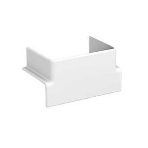 OptiLine 70 - Té de dérivation 80-185 vers 80 x 55 mm - Pour goulotte pvc blanc polaire