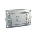 Unica Graphite Double Va & Vient 10a Connexion Rapide 2m +cadre Zamac - Blister