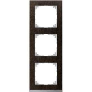 M-pure Decor Cadre Triple Wenge