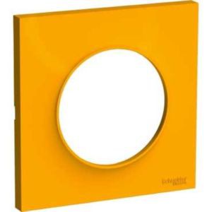 Plaque ambre Schneider Odace Styl 1 poste