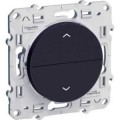 Bouton Poussoir Anthracite Odace Schneider Electric- 2 Boutons Montée/Descente Pour Volets Roulants