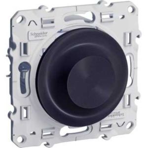 Schneider Odace Variateur Pour Lampes Fluocompactes Anthracite, 9…100w, 2 Fils