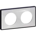 Odace You Transparent, Plaque De Finition Support Anth. 2 Postes Entraxe 71mm