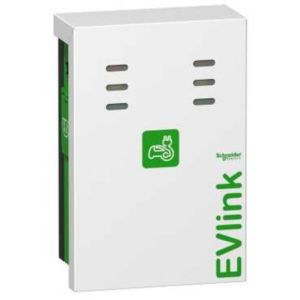 Evlink Pkg - Borne Murale 22kw 2xt2 Avec Shutter 