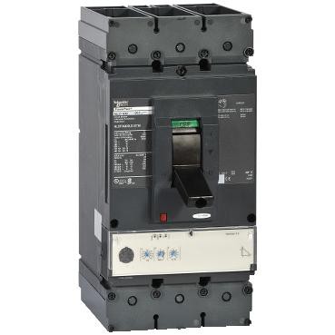 Powerpact L - Disjoncteur 600a - Sans Bornes - 100ka Micrologic 3.3 400a 3p 3d