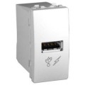 Unica - Prise Alimentation Usb 5v - 1 Module - Blanc