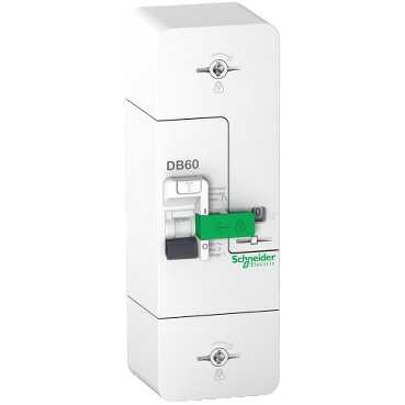 Disjoncteur de branchement Schneider Resi9 DB60 1P+N 15/30/45A 500mA différentiel instantané