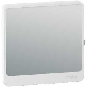 Resi9 - Porte Touch Miroir Coffret 13 modules - 1 rangée - Schneider Electric - R9H13421M