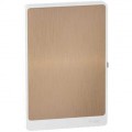 Resi9 - Porte Touch Bronze Coffret 13 modules - 3 rangées