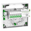 Schneider LexCom Home Resi9 Coffret de communication - Grade 2 - 6 RJ45 - 1 Rangée