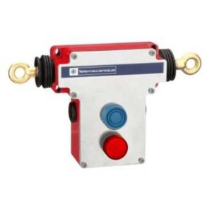 Preventa Xy2 - Aru à Câble 2x100m - Bp Reset Dépass - Voy 24-130v Rouge - 1/2npt