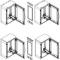 Thalassa pla - kit assemblage horizontal ip55 pour pla h1500xp320mm ral 7035