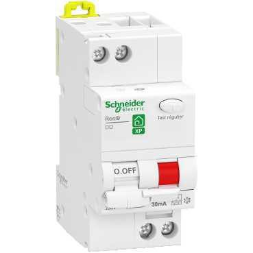Disjoncteur Différentiel Resi9 Schneider 1P+N – 25 A – 30 mA – Courbe C – Type Fsi