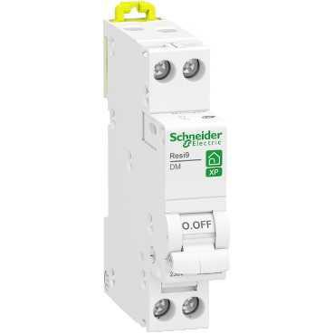 Disjoncteur Modulaire 1P+N 25 A Courbe C Peignable Resi9 XP Schneider Electric