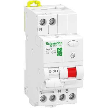 Resi9 xp - disjoncteur détecteur d'arc - 1p+n - 25a - courbe c - peignable - Schneider Electric - R9PTC625